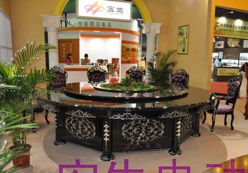 【豪華餐桌】歐式平板（鋼琴漆）